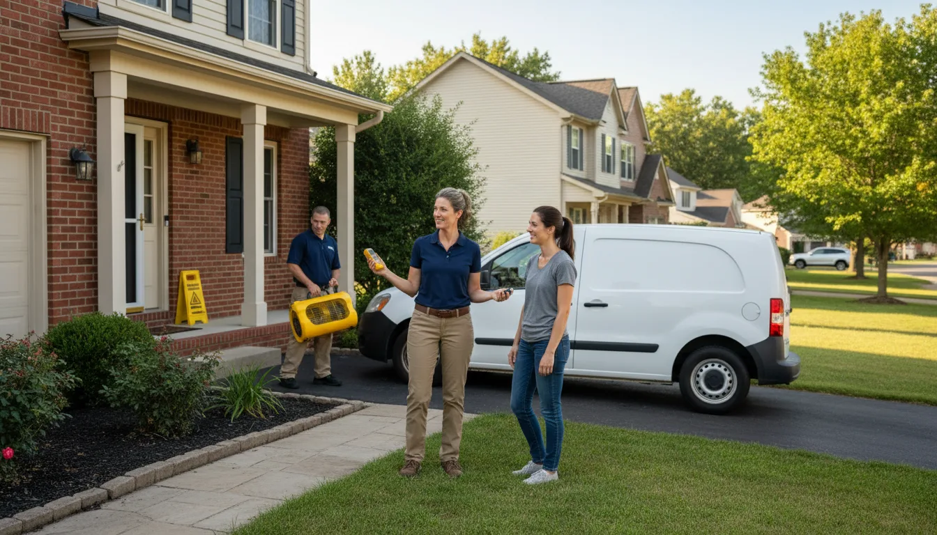 Residential water damage restoration in Rush City, MN